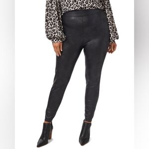 VINCE CAMUTO Plus-Size High Waist Ponte Black Leggings Size 1X